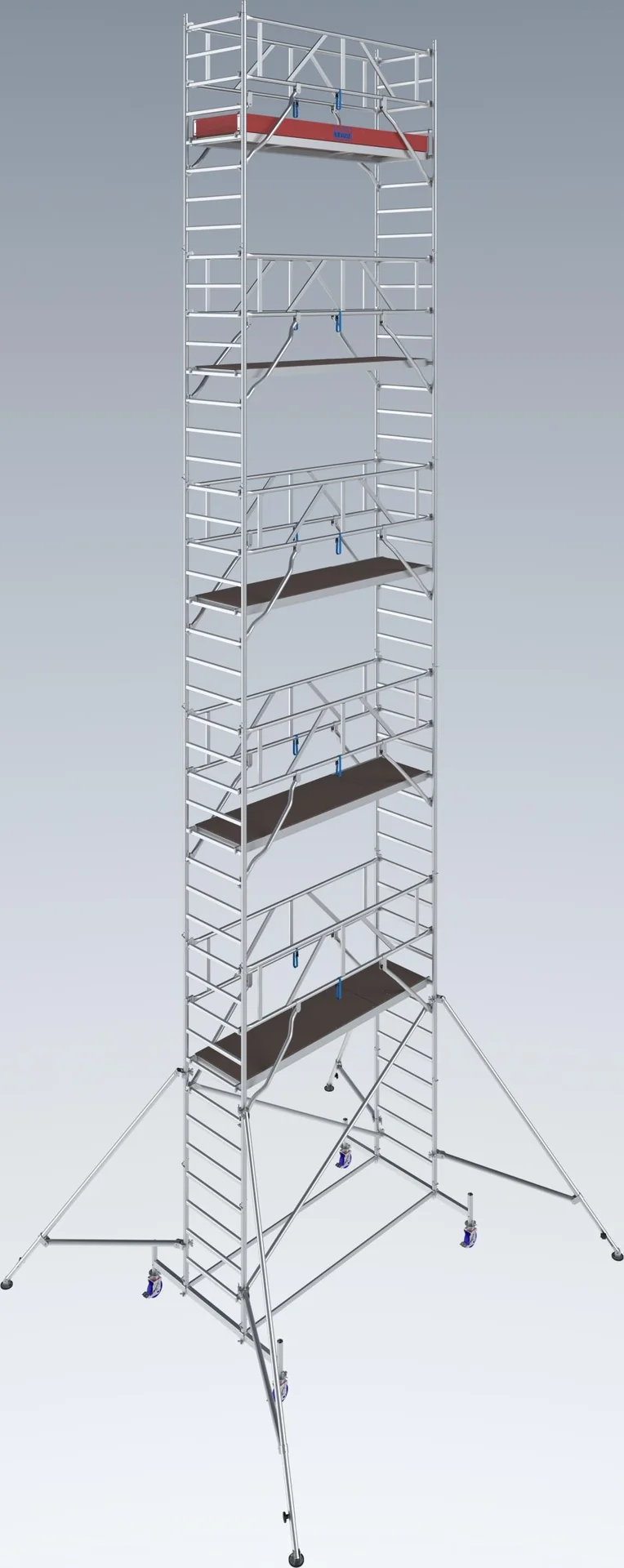 STABILO Fahrgerüst Serie 10, Feldlänge 2,50 m, Arbeitshöhe ca. 12,40 m