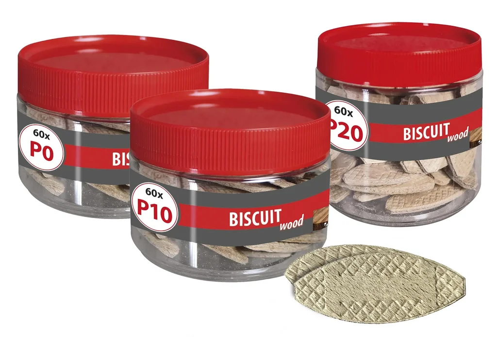 Holz Flachdübel Biscuit Wood P20, 60 Stück