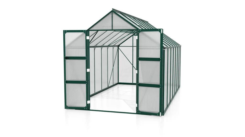 Gewächshaus Domus 11500 HKP 6 mm, Farbe smaragd