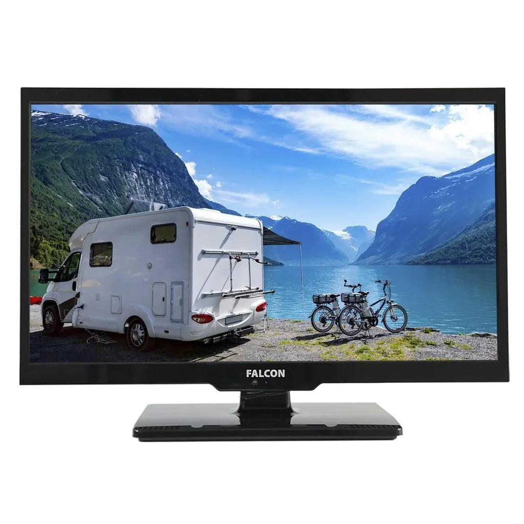 24 Zoll LED TV mit DVD Player, 12/24 und 230 Volt