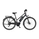 Damen E-Bike Trekking, 28 Zoll, Rahmengröße 49 cm, 10-Gang Kettenschaltung, schwarz matt, VIATOR ETD 1861