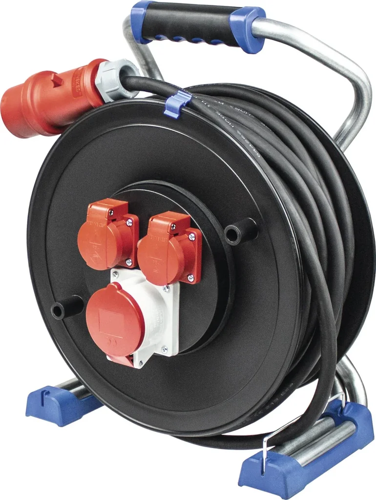 CEE-Kabeltrommel Xperts 320mmØ 40m H07RN-F 5G1,5, 400V/16A, IP44