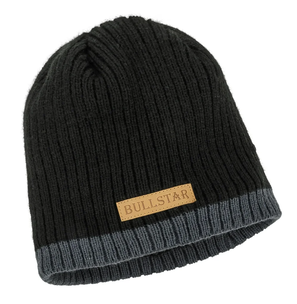 Feinstrickmütze TOPXTAR schwarz, Gr. I