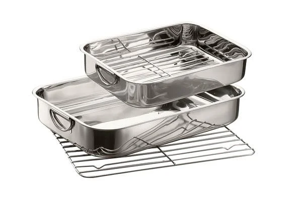 Multifunktions-Backofenbräter, mittel, 35 x 25 cm mit Gittereinsatz