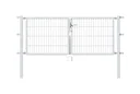 Doppeltor Flexo mit Zubehör, feuerverzinkt, Breite 200 cm, Höhe 100 cm PF 60x60 cm