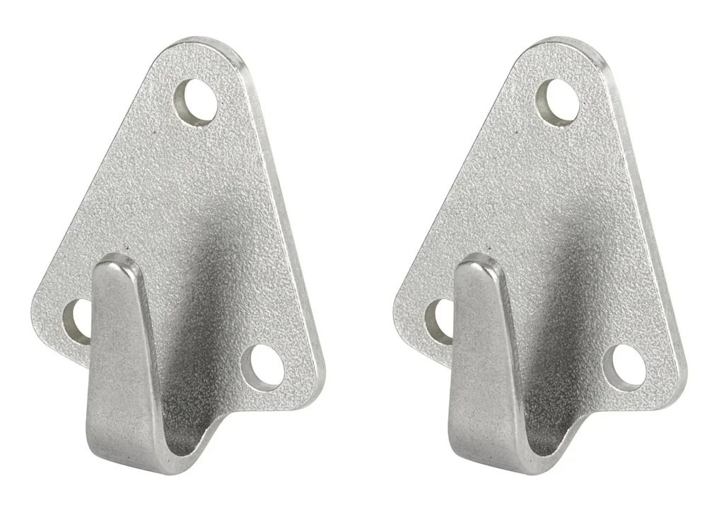 Hakenplatte 50 x 40 mm, 2 Stück