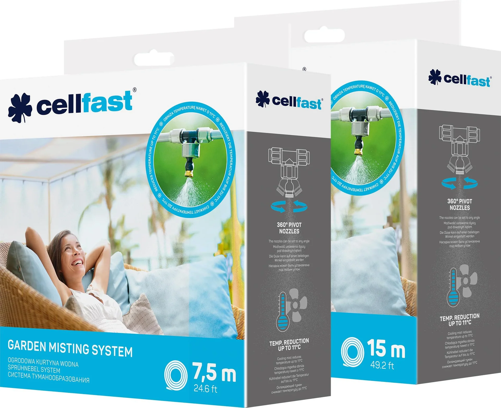 Sprühnebel System 15 m