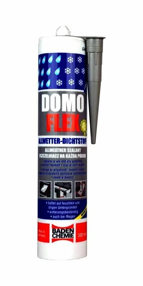 Domoflex Dichtstoff Synthese-Kautschuk, transparent, silikonfrei, 300 ml