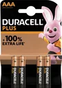 Plus Alkaline Batterien Micro (AAA)-4 Stück