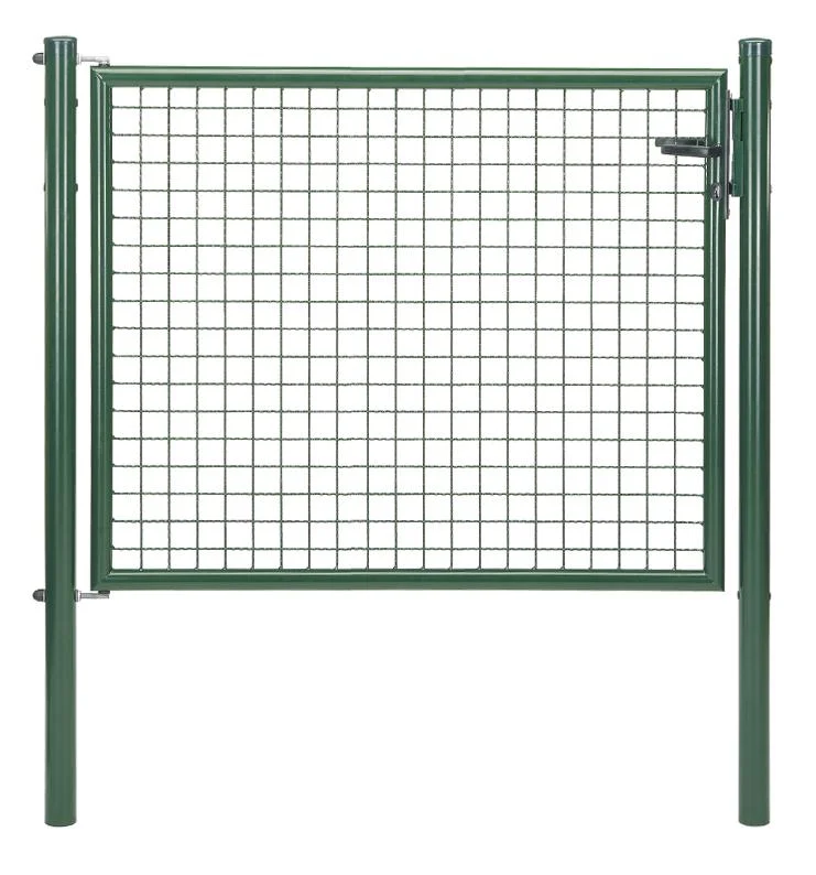 Wellengitter-Einzeltor , grün, Breite 125 cm, Höhe 125 cm
