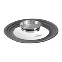 Universal-Glasdeckel mit Silikonrand und Aromaknopf für 24/26/28 cm - Für die Aroma-Küche!