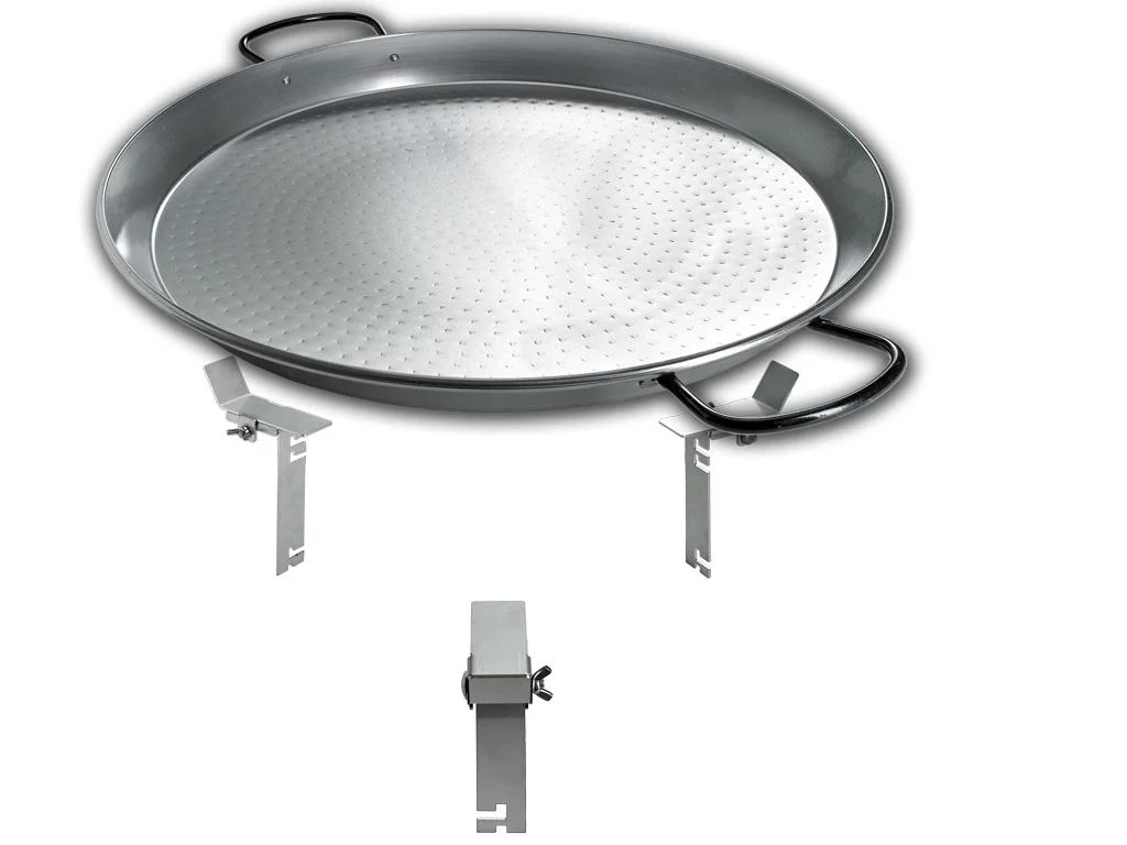 PAN BBQ Set - für Smokin Pizzaring: 47 / 50cm - die XXL Pfanne für Paelle, Reibekuchen und vieles mehr