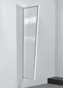 Seitenblende für B1 PC Klar, 2000 x 600 x 450 mm, Farbe weiß