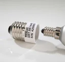 Adapter GU10 auf E14 Sockel, 3 Stück