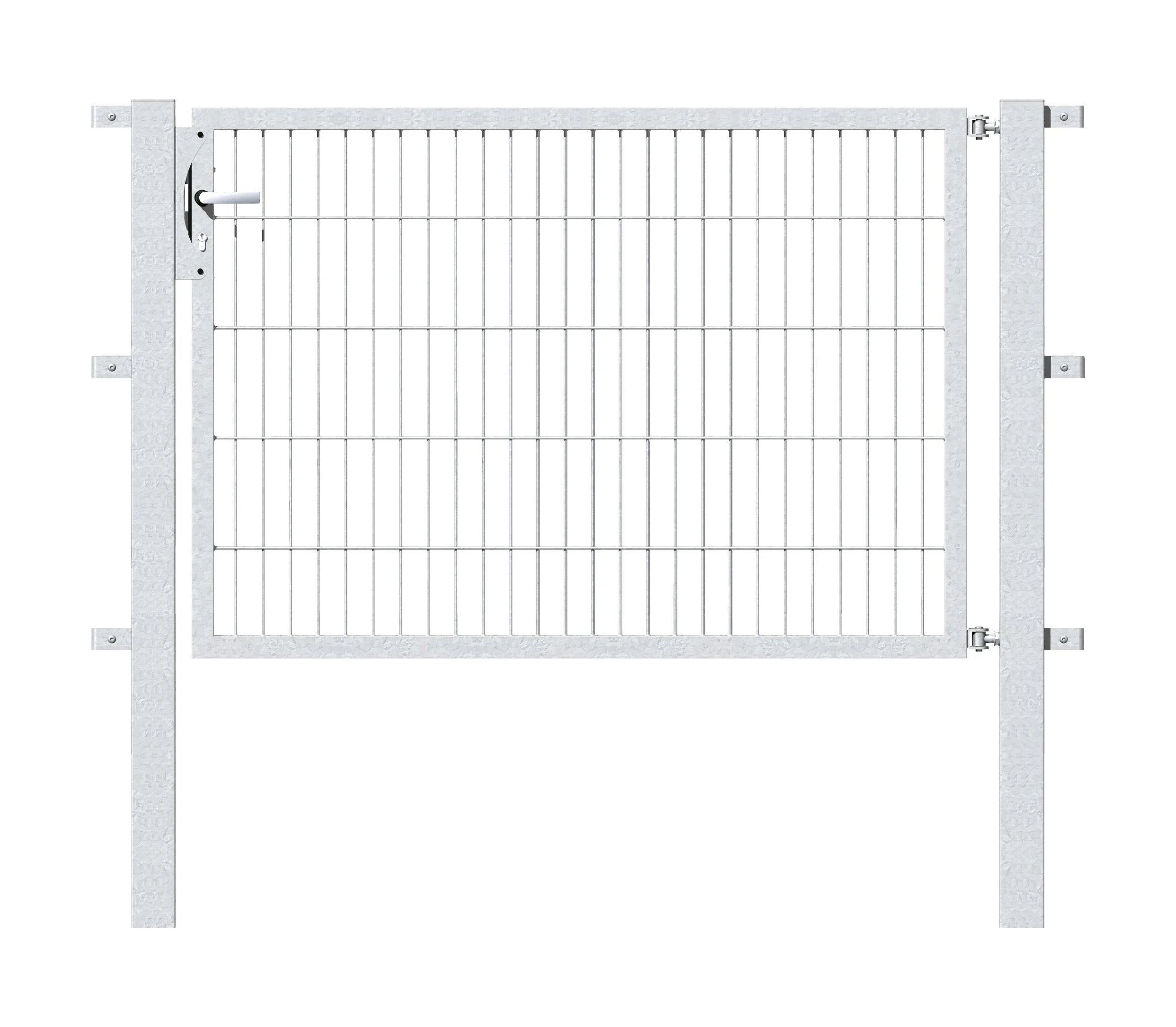 Einzeltor Flexo mit Zubehör, feuerverzinkt/ Breite 150 cm, Höhe 100 cm