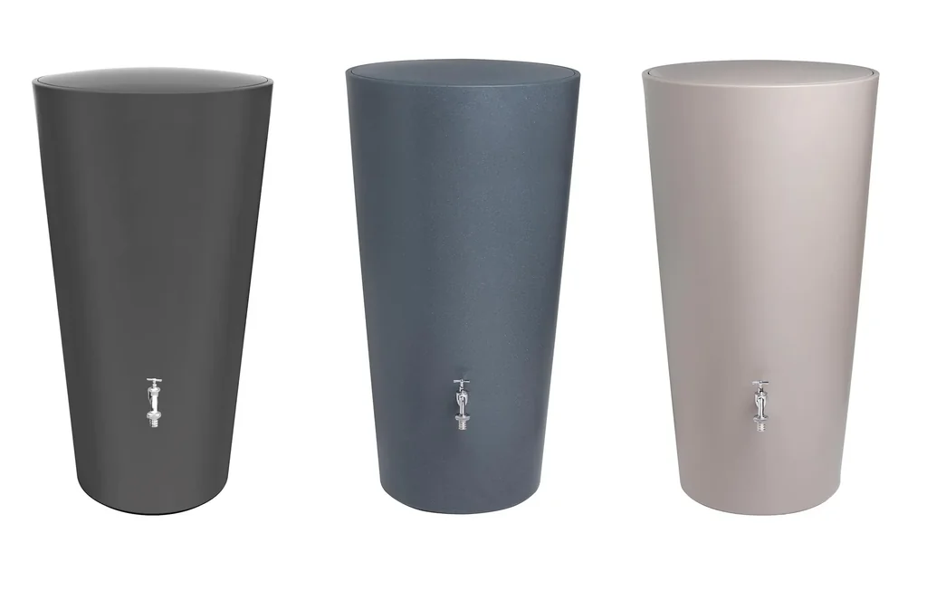 Regenspeicher "Rainbowl" 210 L betongrau