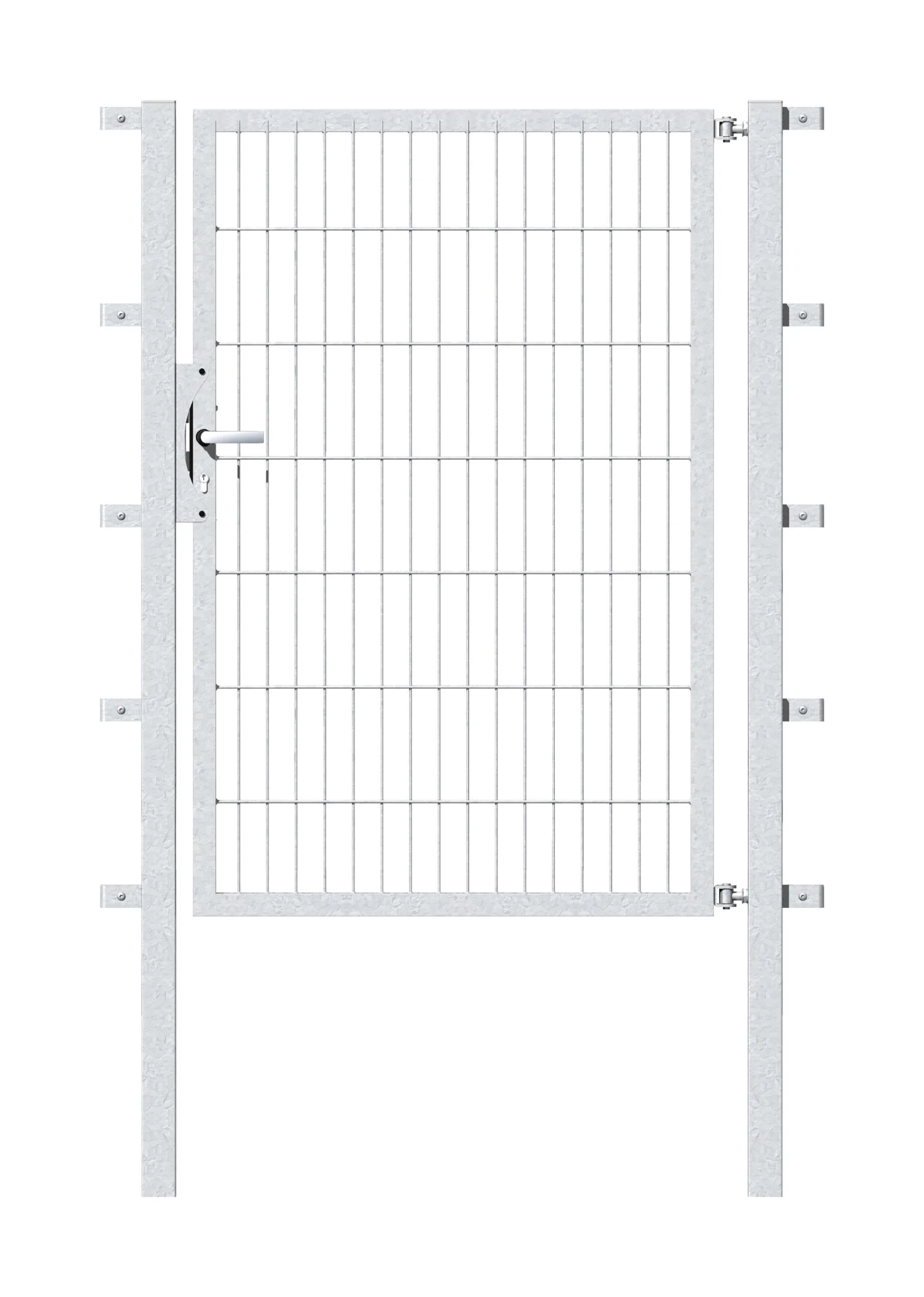Einzeltor Flexo mit Zubehör, feuerverzinkt/ Breite 100 cm, Höhe 100 cm