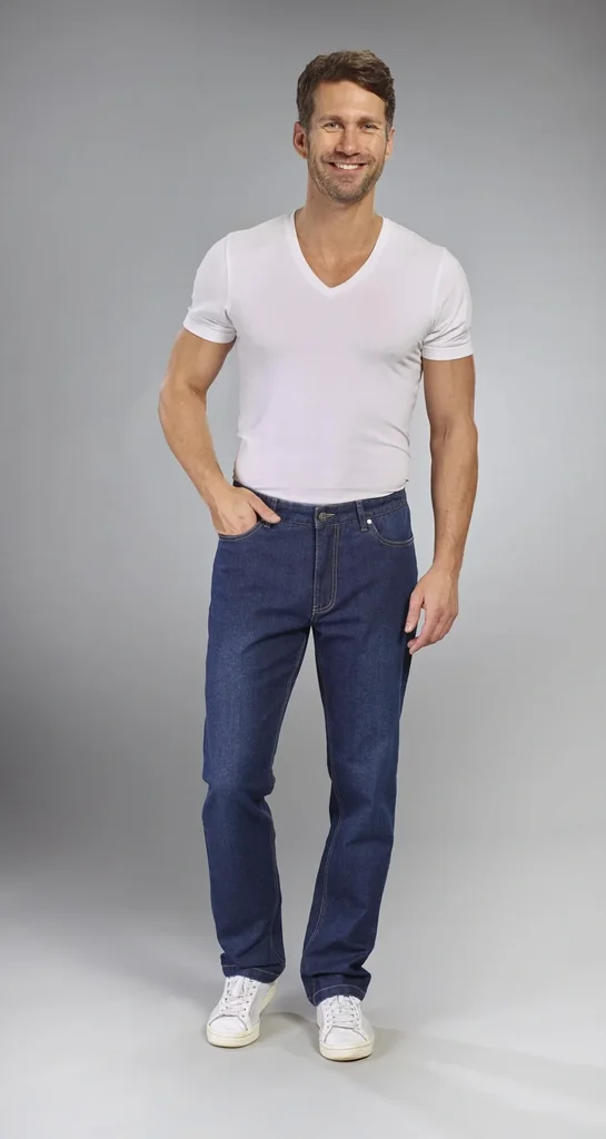 Jeans Regular Fit, Farbe dark blue, Gr.58