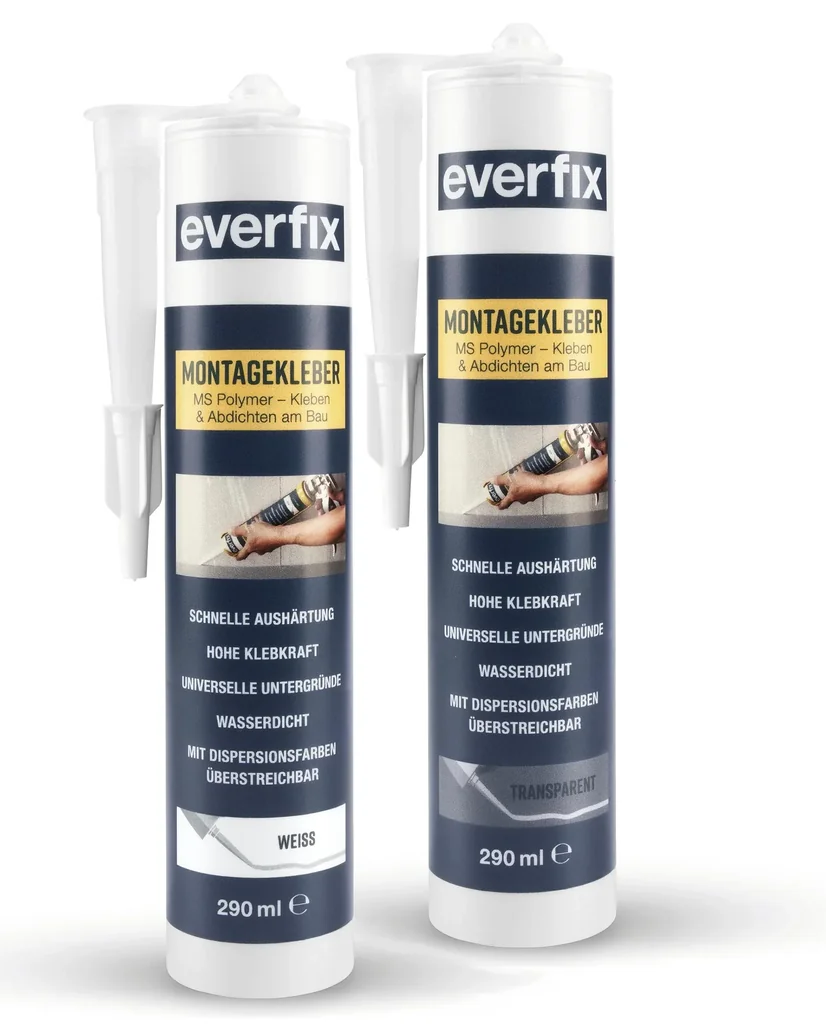 Montagekleber, transparent, 290 ml