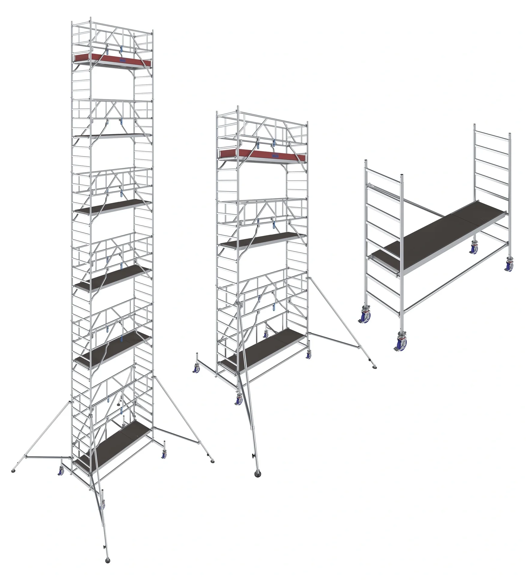 STABILO Fahrgerüst Serie 10, Feldlänge 2,50 m, Arbeitshöhe ca. 4,40 m