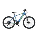 Unisex E-Bike MTB, 29 Zoll, Rahmengröße, 46 cm, 12-Gang Kettenschaltung, blau matt, MONTIS 6.0i