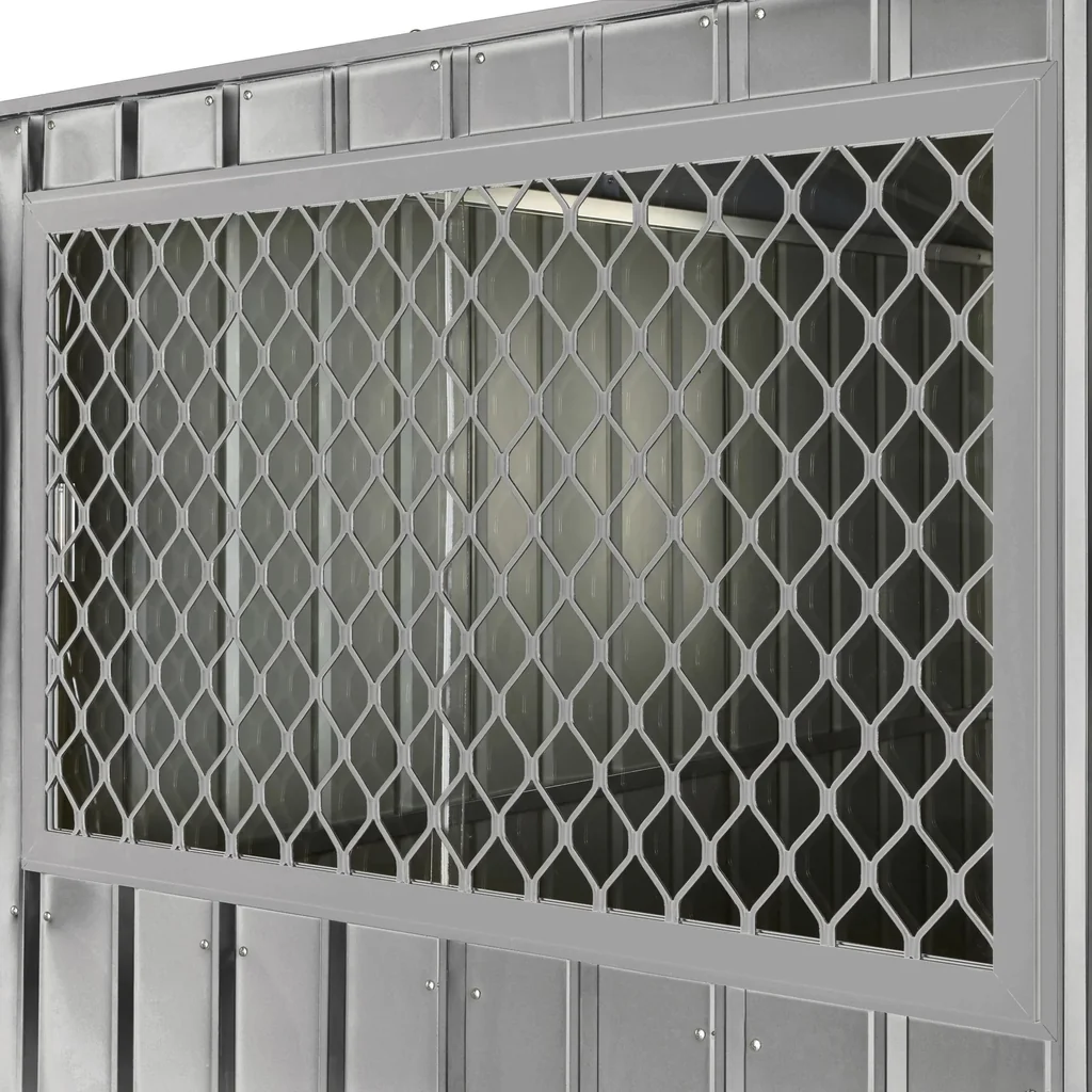 Seitenfenster 75x124 cm, silber metallic, für Skillion, Lean To, Dream