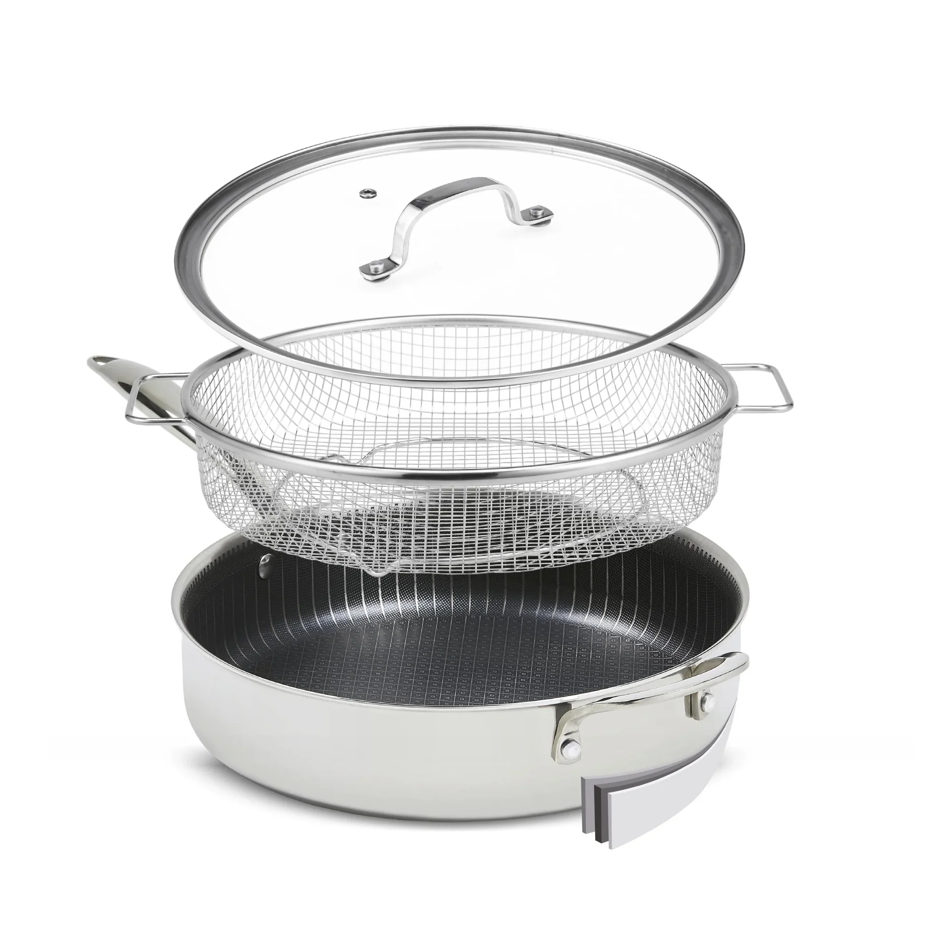 Titan Pan Profi-Pfanne, Ø 28 cm inklusive Rezeptheft