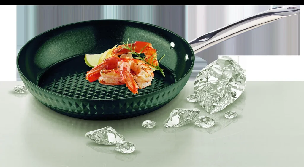 Pfannenset Ceraflon Prestige Diamant XXL Antihaft, 3 teilig Smaragd - Ø 20 cm / 24 cm/ 28 cm