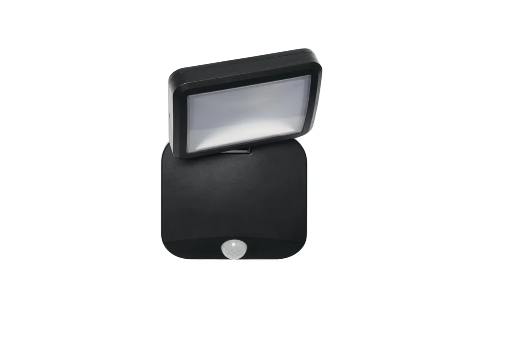 Batteriebetriebenes LED Outdoor Flutlicht mit Bewegungsmelder