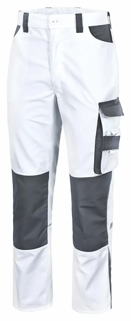 Berufshose EXTREME, weiss-grau, Gr. M