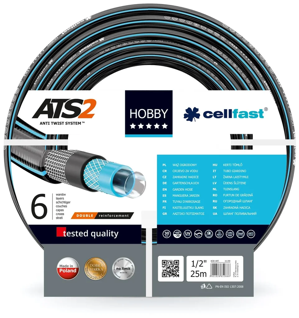 Gartenschlauch HOBBBY 3/4" - Länge 25m