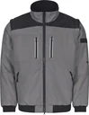 Funktionsblouson, grau-schwarz, Gr. L