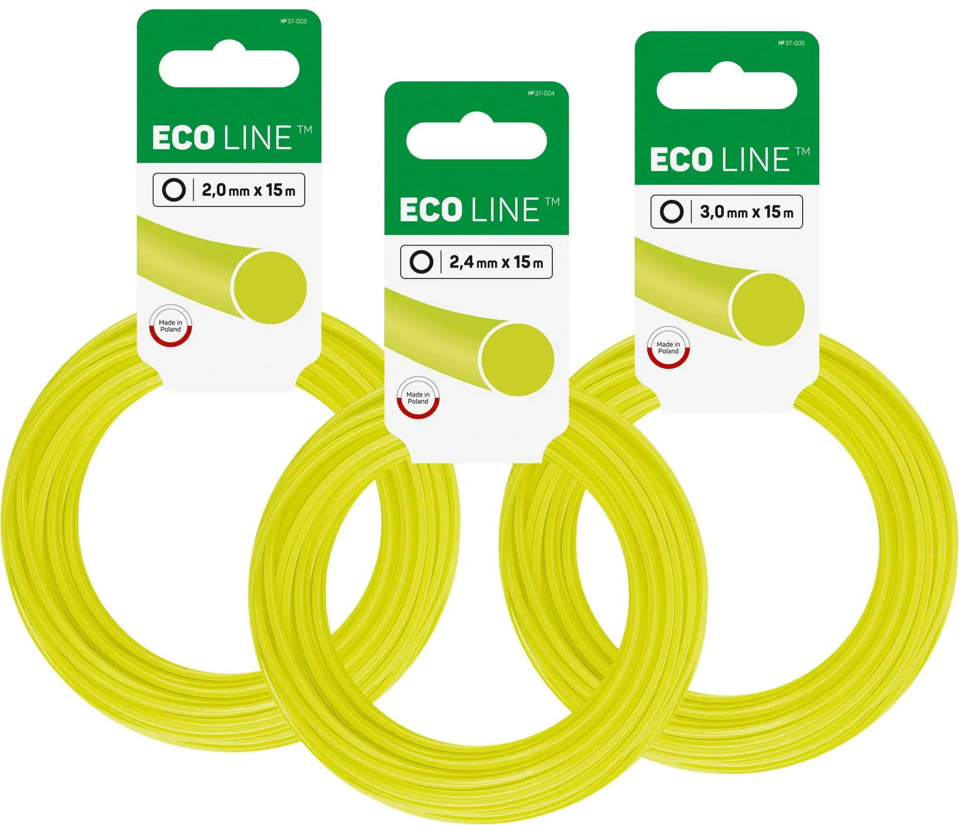 Mähfäden ECO 2,0 mm x 15 m Rund