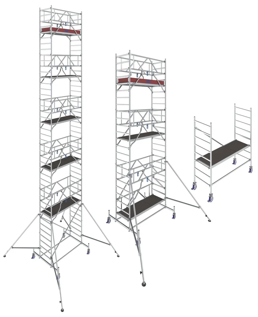 STABILO Fahrgerüst Serie 10, Feldlänge 2 m, Arbeitshöhe ca. 12,40 m