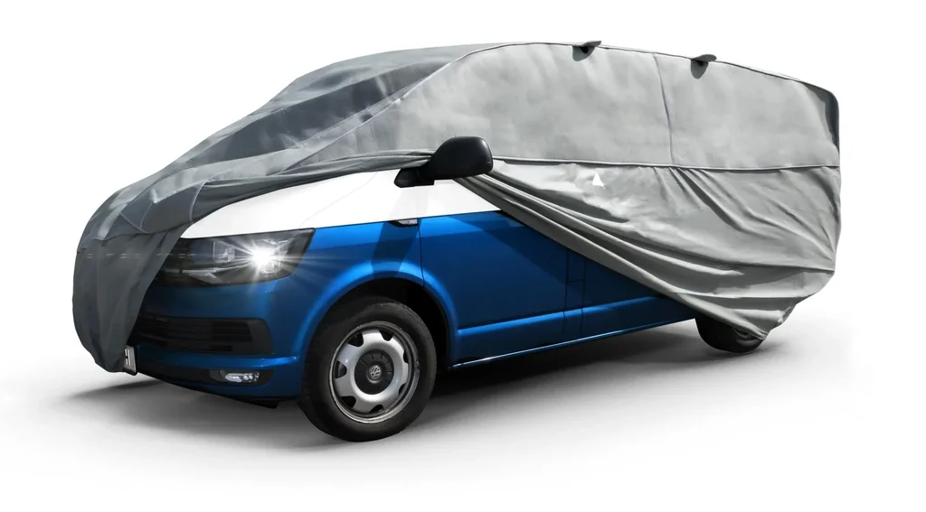 Bus Hagelschutzplane Hybrid UV Protect, Transporter-Hagelschutzgarage Größe L