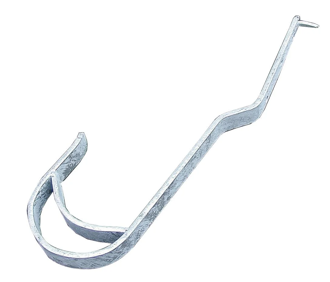 Dachhaken für Ziegel und Pfannen, Farbe Alu Natur