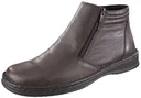 Halbstiefel mit Reißverschluß, Farbe braun, Gr.40