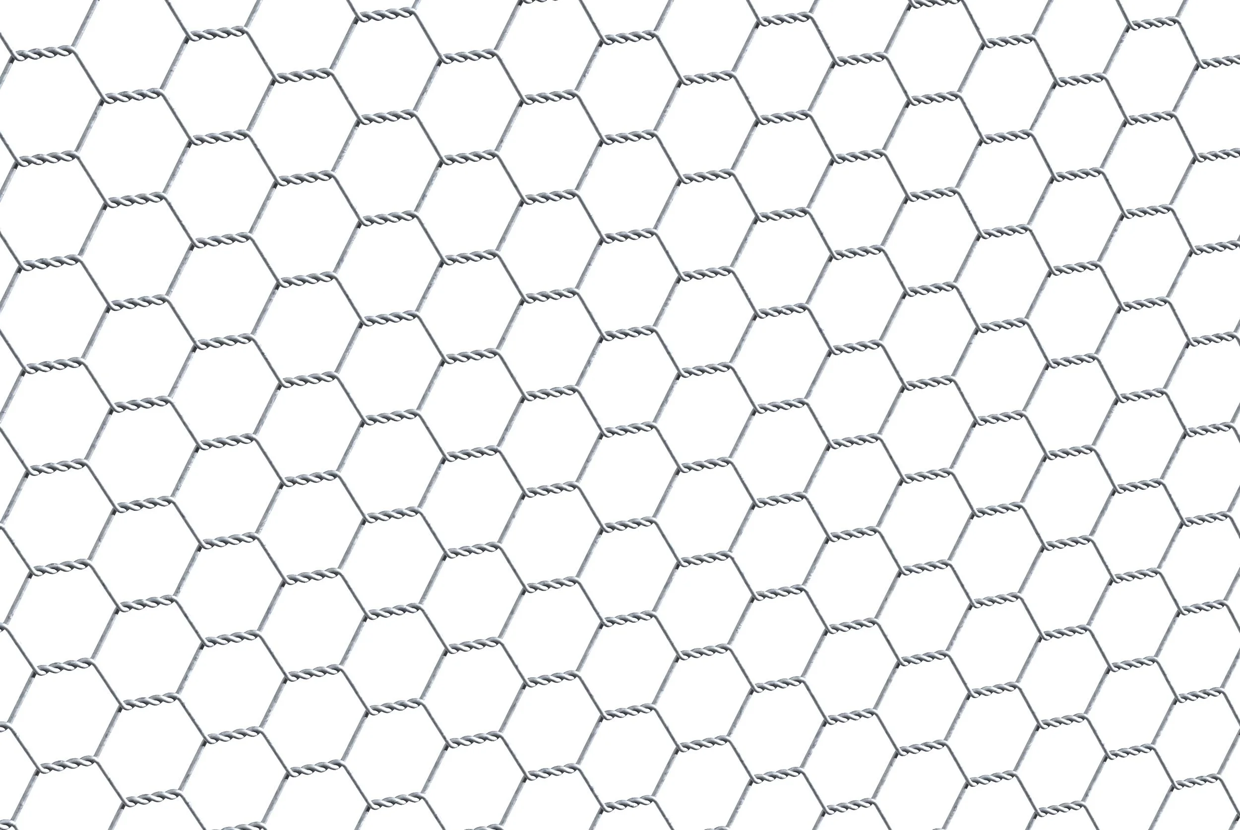 Sechseckgeflecht verzinkt, 100cm x 25m, 25x25mm, 0,8mm