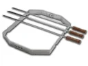 ChurrascoBBQ - Set für Smokin Pizzaring: 57 cm für südamerikanisches Spießgrillen
