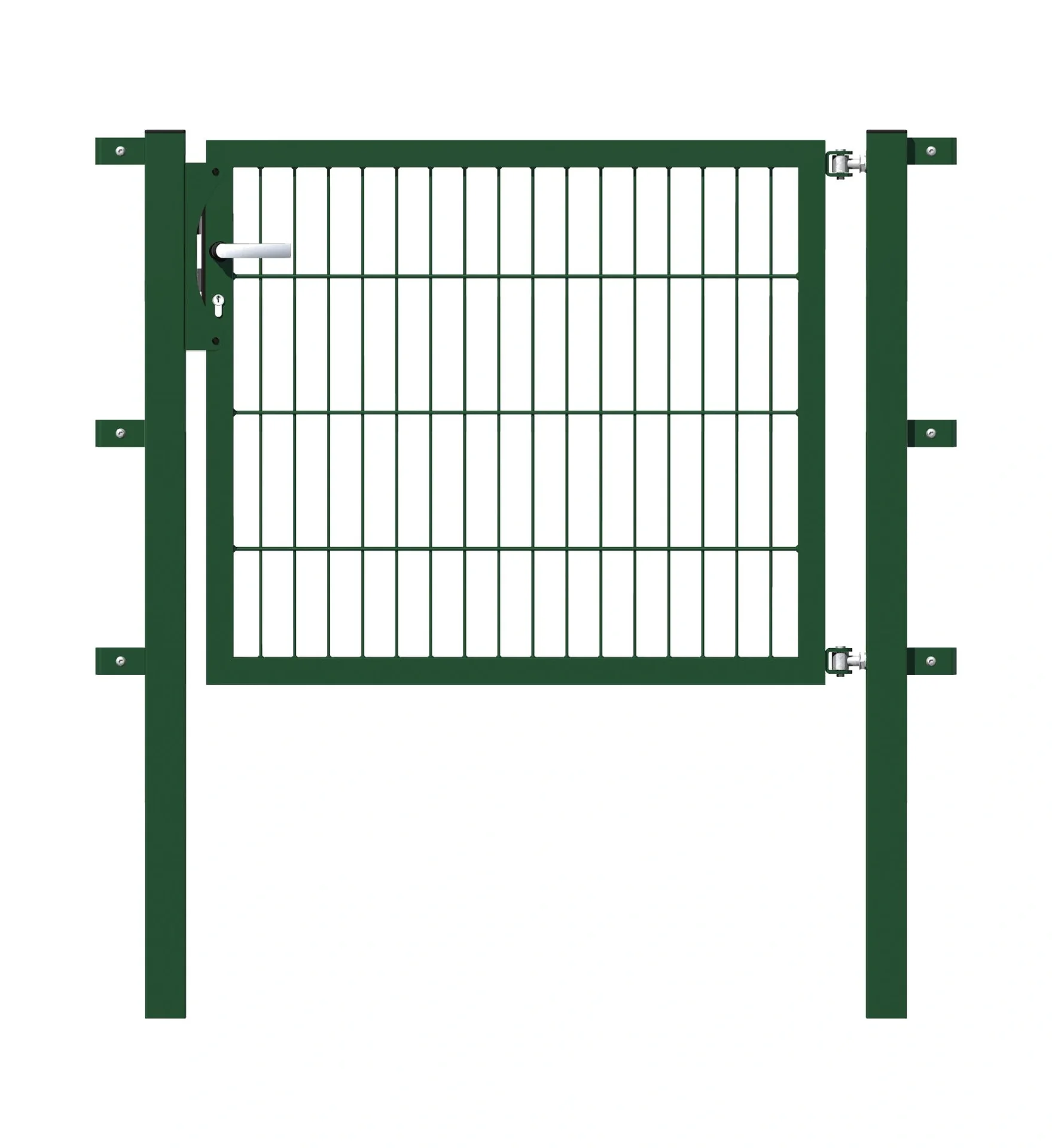 Einzeltor Flexo mit Zubehör, grün/ Breite 100 cm, Höhe 80 cm