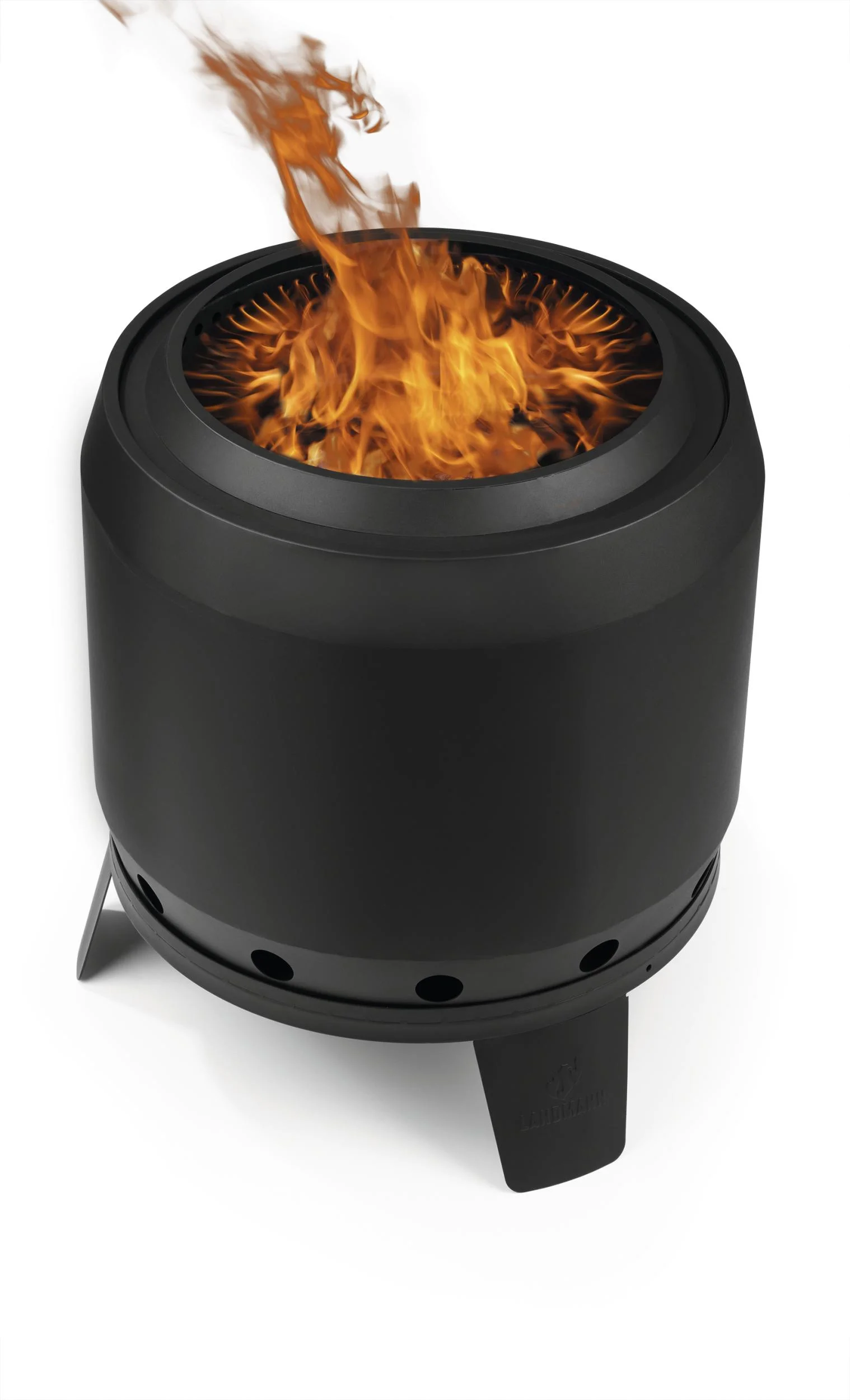 Feuerkorb rauchfrei, 68 cm, Schwarz