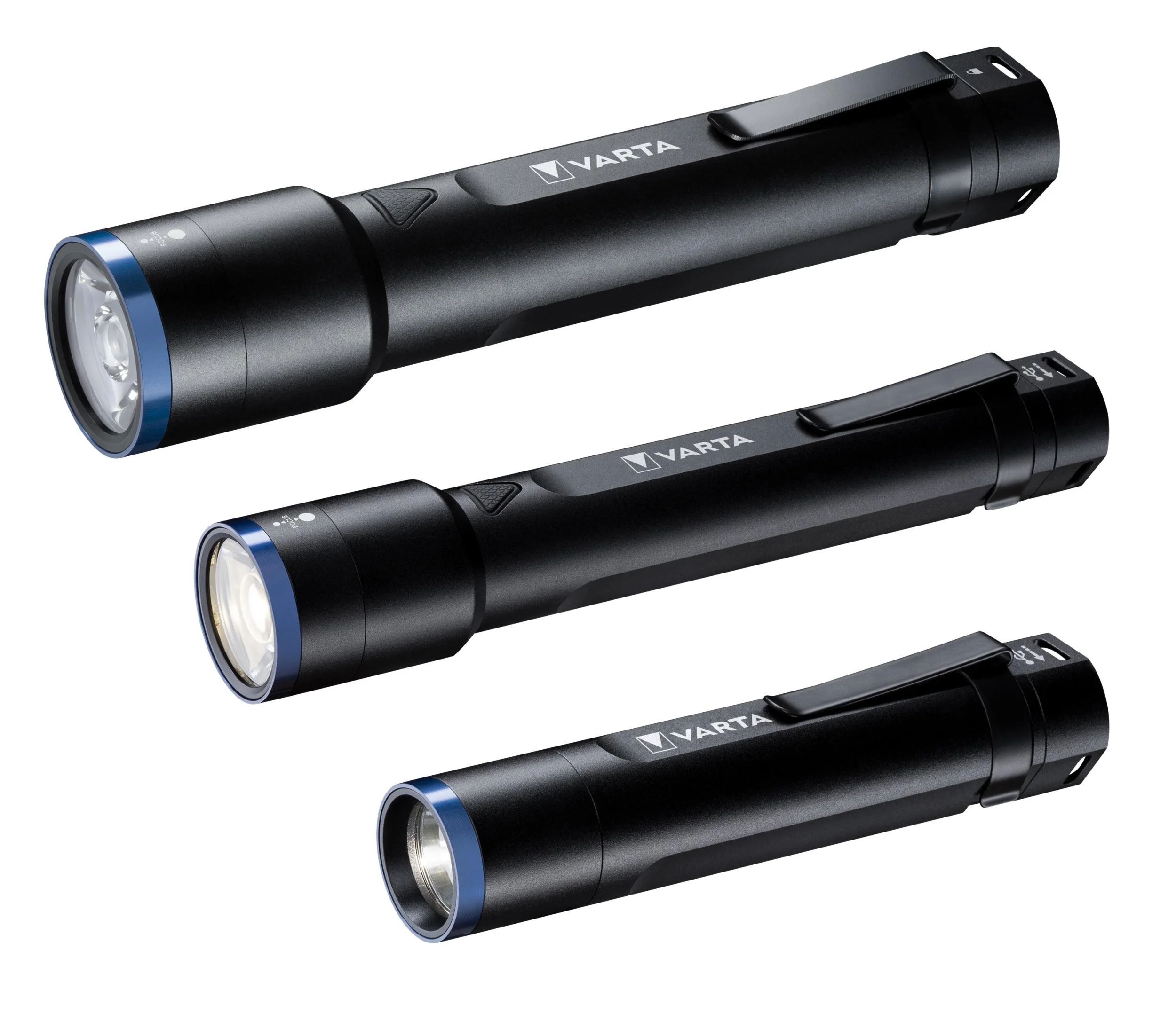 LED Taschenlampe - F40 Night Cutter, Stufenlos fokusierbar, spritzwassergeschützt und stoßfest