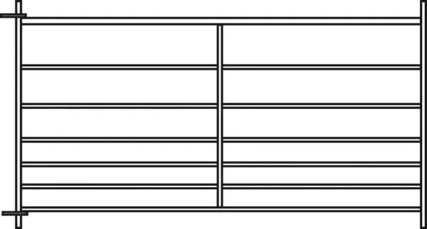 Panel Steckfix Horde, 1,83 m x 0,92 m, 1 Stück