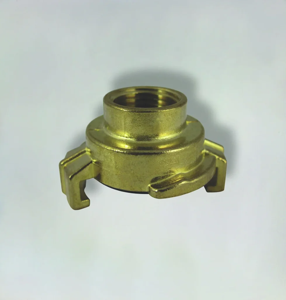 Schnellkupplung aus Messing, Gewindestück mit 3/4" Innengewinde, Nockenweite 40 mm