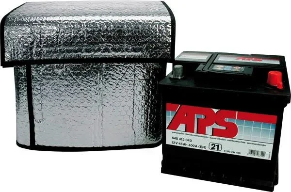 Thermoschutzhülle für 50 bis 72 Ah, H 30 x B 30 x T 33 cm