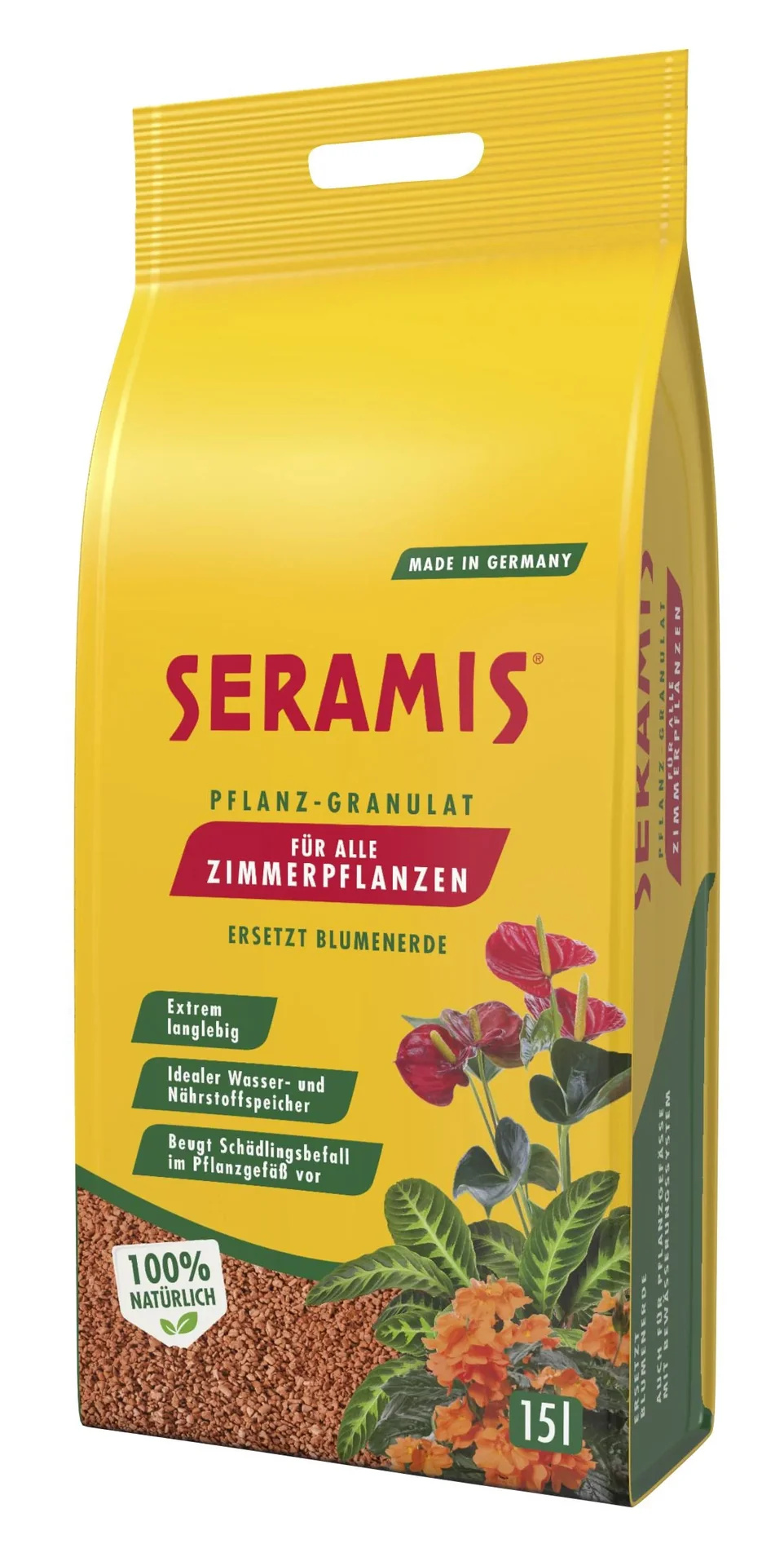 Pflanz-Granulat für alle Zimmerpflanzen - 15 L
