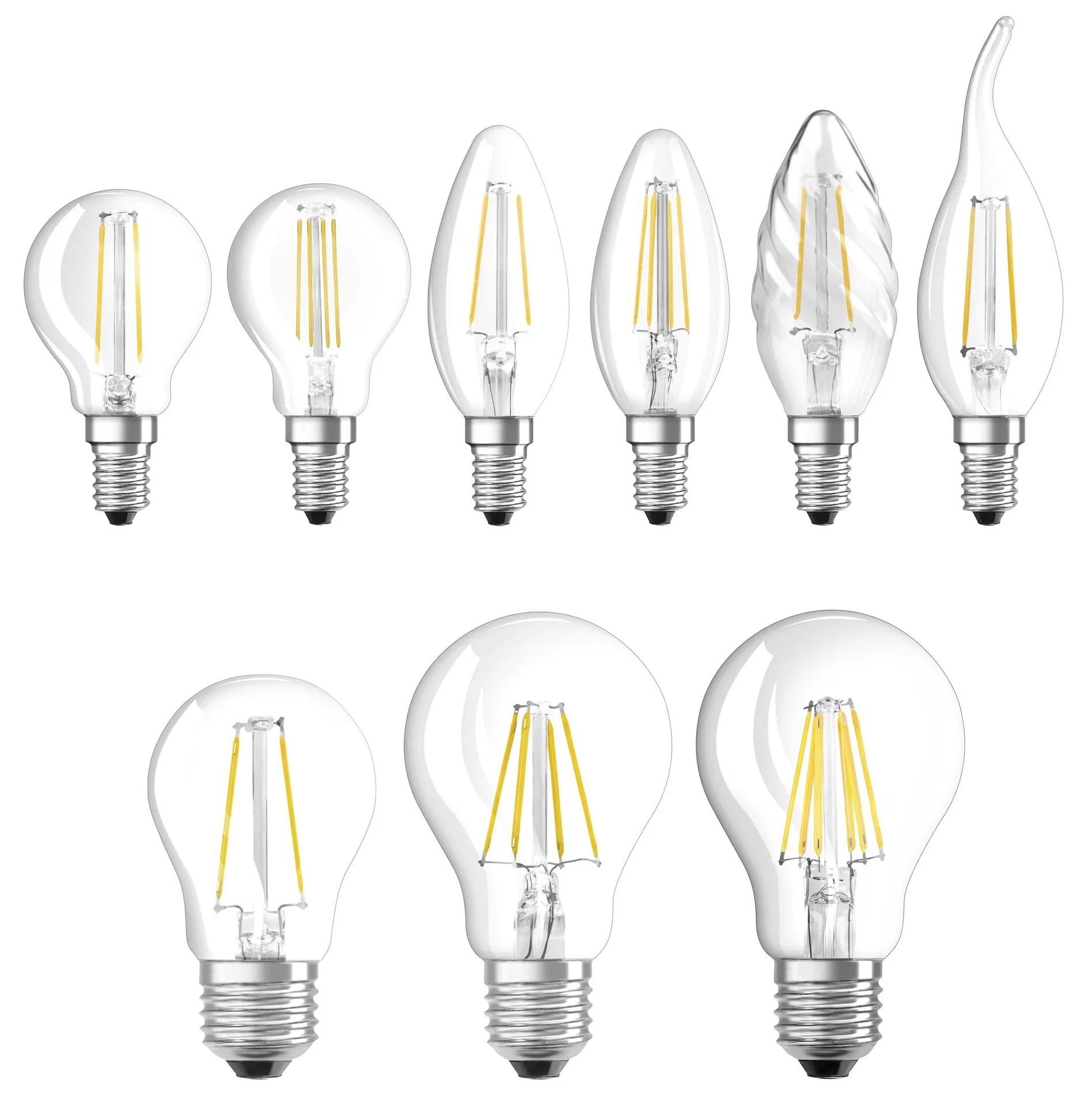 LED CLASSIC A60 Filament Lampe mit 7 Watt, E27, warmweiß, klar