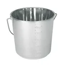 Edelstahl Eimer 5,7 l, 20 cm hoch