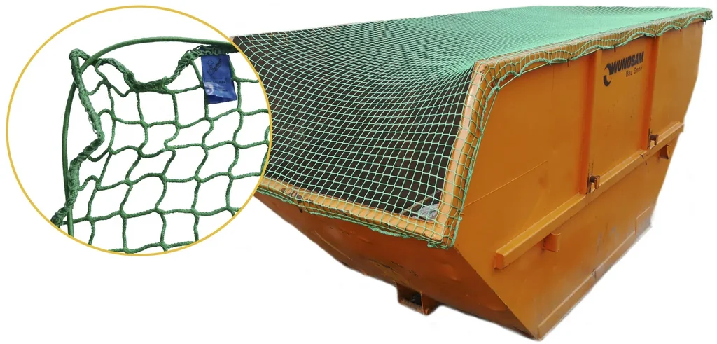 Containernetz mit Gummiseil, 3,5 x 6 m
