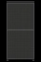 Fliegengitter-Schiebetür, Farbe anthrazit, 120 x 240 cm